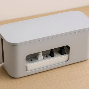 21 Cable Organizer Box Cord Management Box Hide Power Strips Surge Protectors Plastic Wire Hider Container